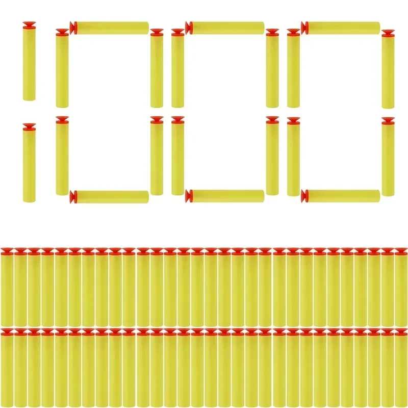 Foam Dart Gun - RdBYellow Sucker Head Kogels 7.2 cm