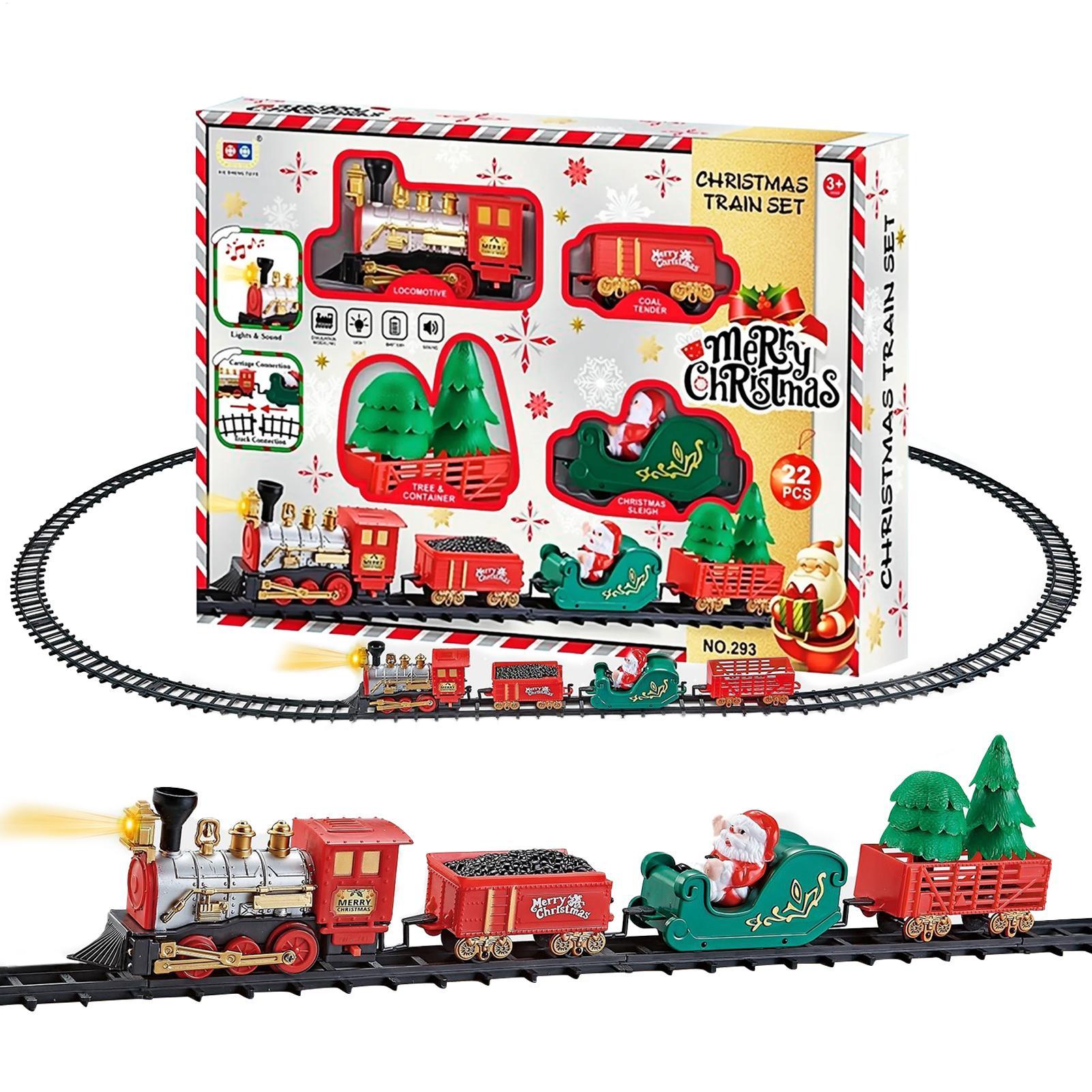 Toy Train Track Set - Kersttrein met licht en geluid Montage