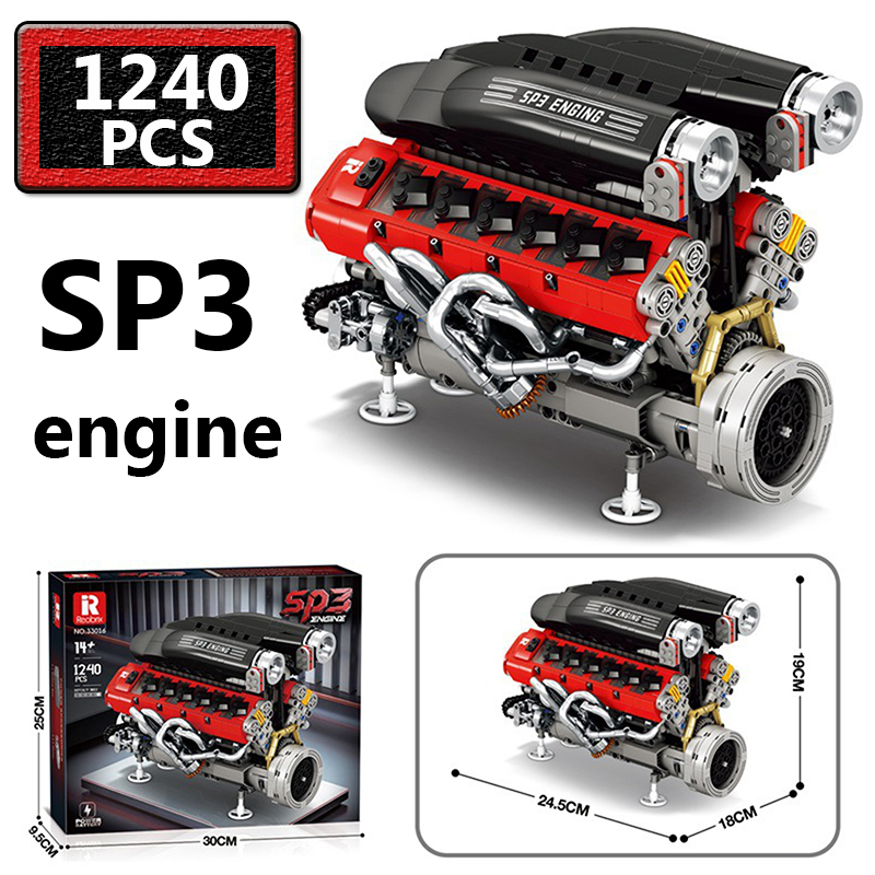 Kids Toys Idea - 1240PCS Auto Motor SP3 Motor 12