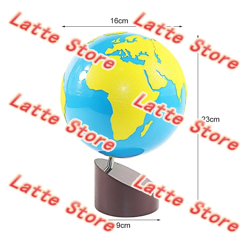 Kids Toys Learning - Montessori Continenten Globe, Wereldgeografie Globe met