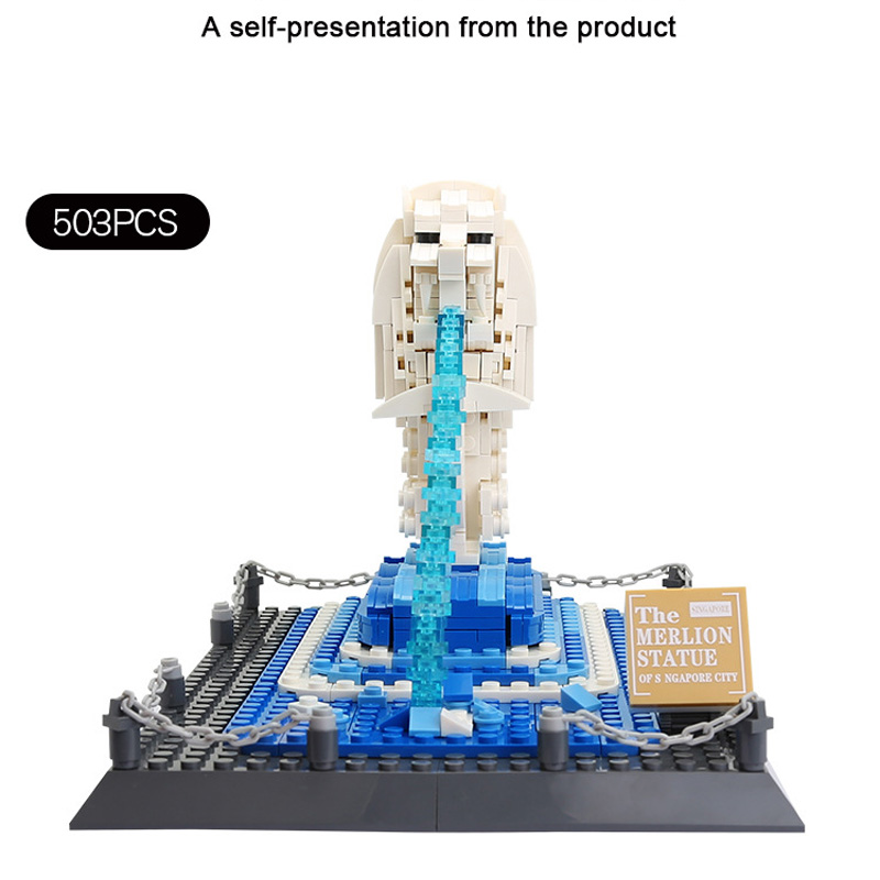 Kids Toys Singapore - Wereldberoemde moderne architectuur Singapore Merlion Fontein