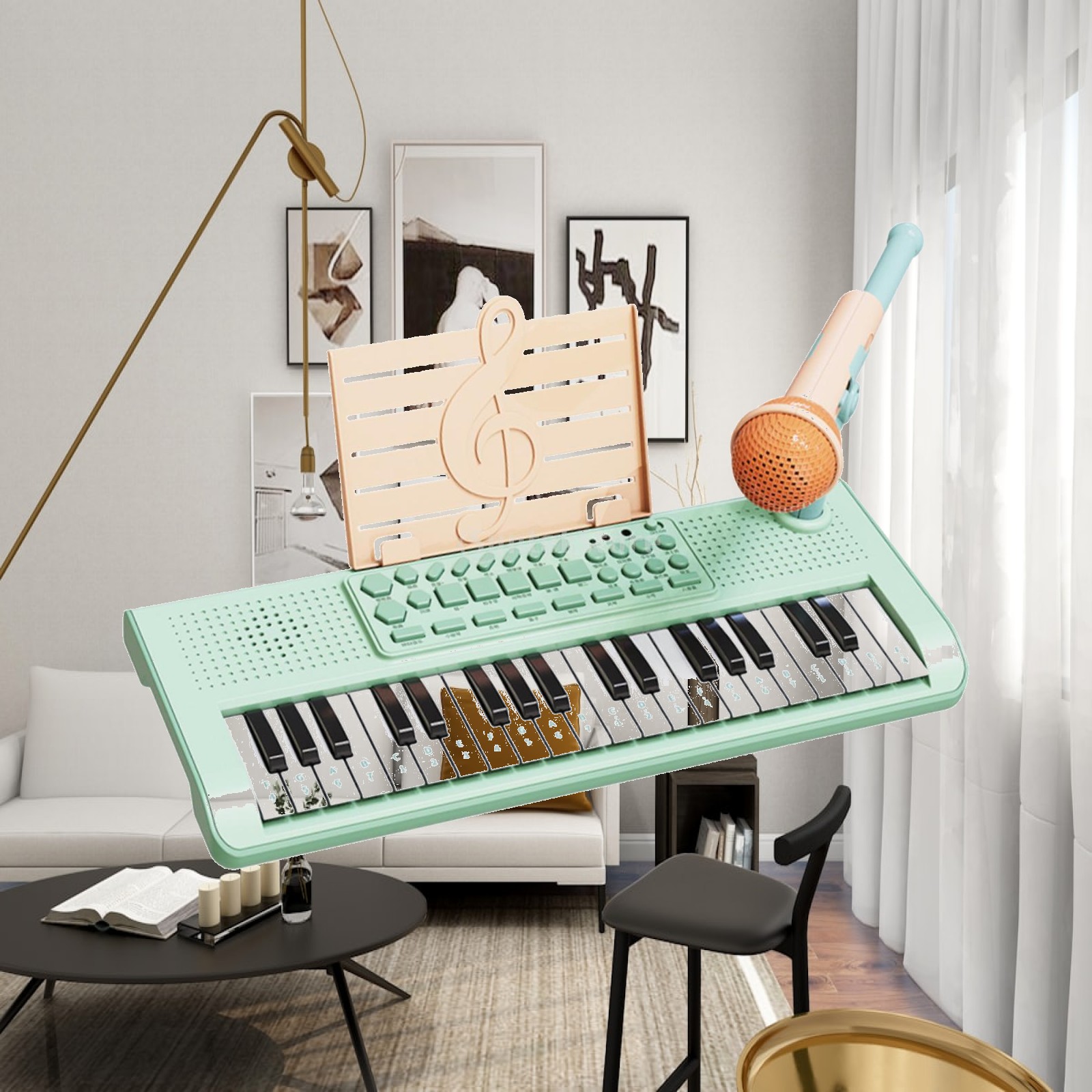 Kids Toys Learning - Kinderpianotoetsenbord voor beginners, verjaardagscadeau voor kinderen,