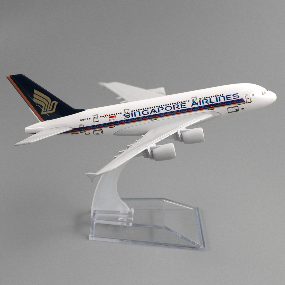 Kids Toys Singapore - 1/400 Schaal Vliegtuigen Airbus A380 Singapore