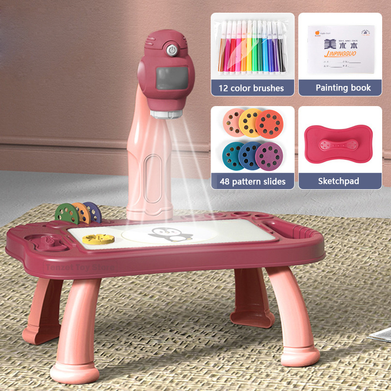 Kids Toys Learning - Smart Projector Kids Schilderij Tafel Set