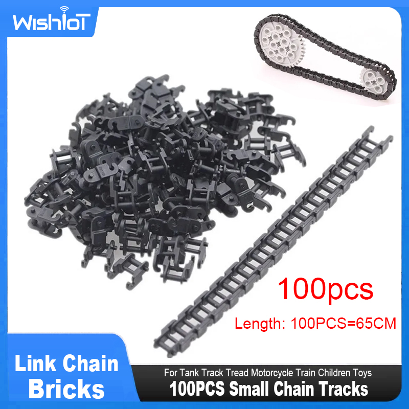 Toy Train Track Set - 100 STKS Technische Onderdelen Link Chain