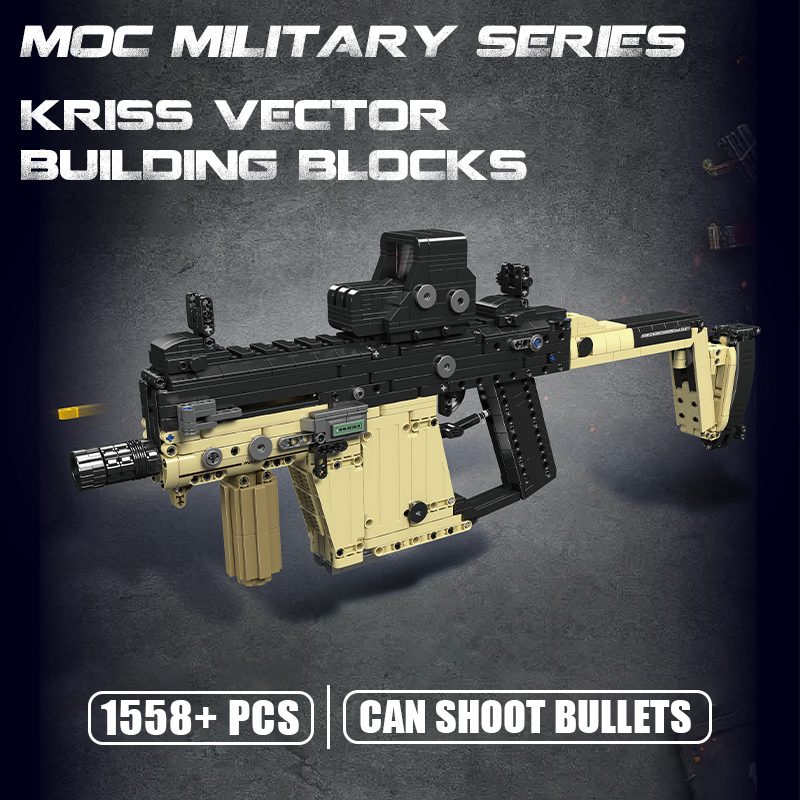 Kids Toys Vector - 2024 MOC Militaire Serie KRISS Vector