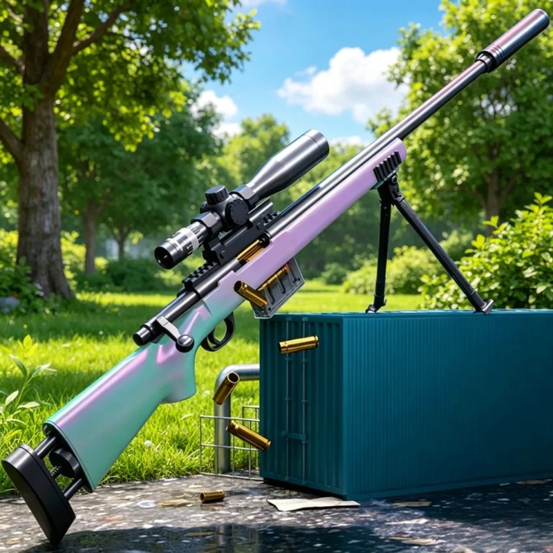 Foam Dart Gun - Klassiek M24 simulatie-scharniergeweer, handmatig geladen EVA