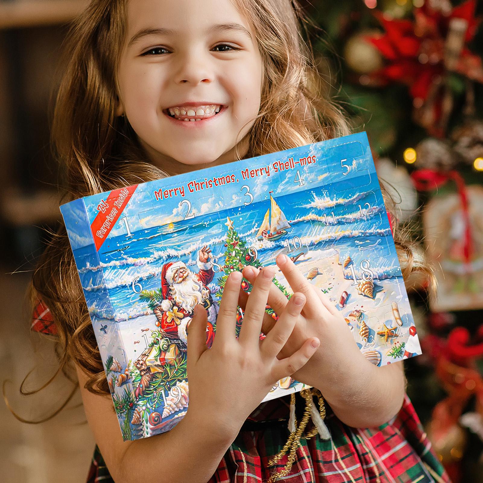 Kids Toys Christmas 2025 - 2025 Schelpen Adventskalender 24 Dagen Kerstmis