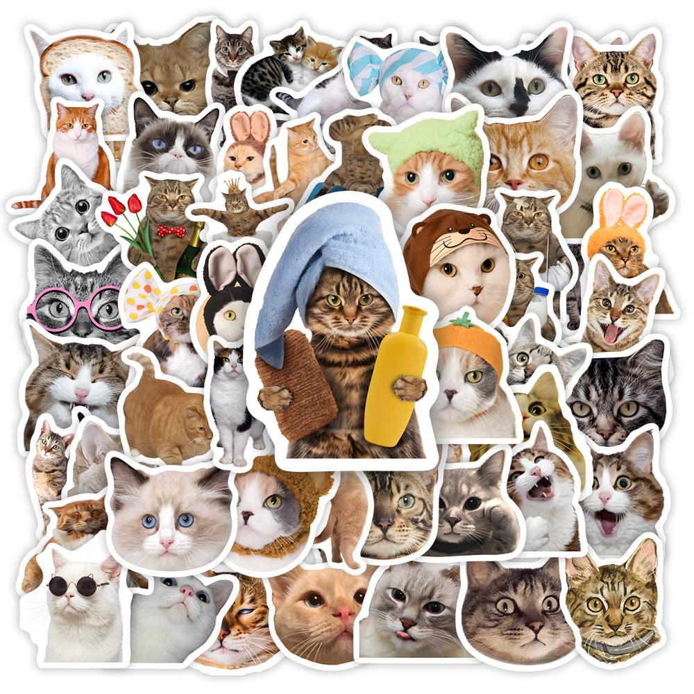 Kids Toys Clipart - Leuke grappige kat Clipart stickers DIY