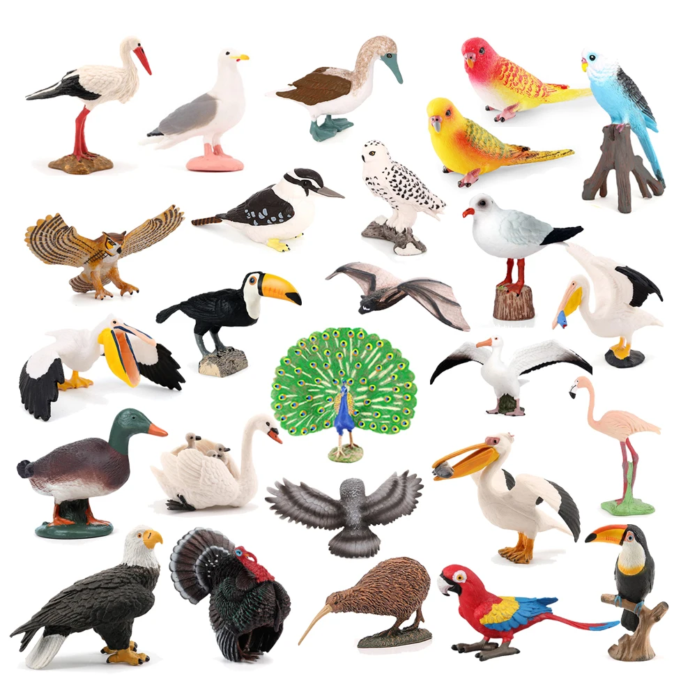 Kids Toys Under 200 - Kiwi Vogel Jungle Dieren Figuren Pauw