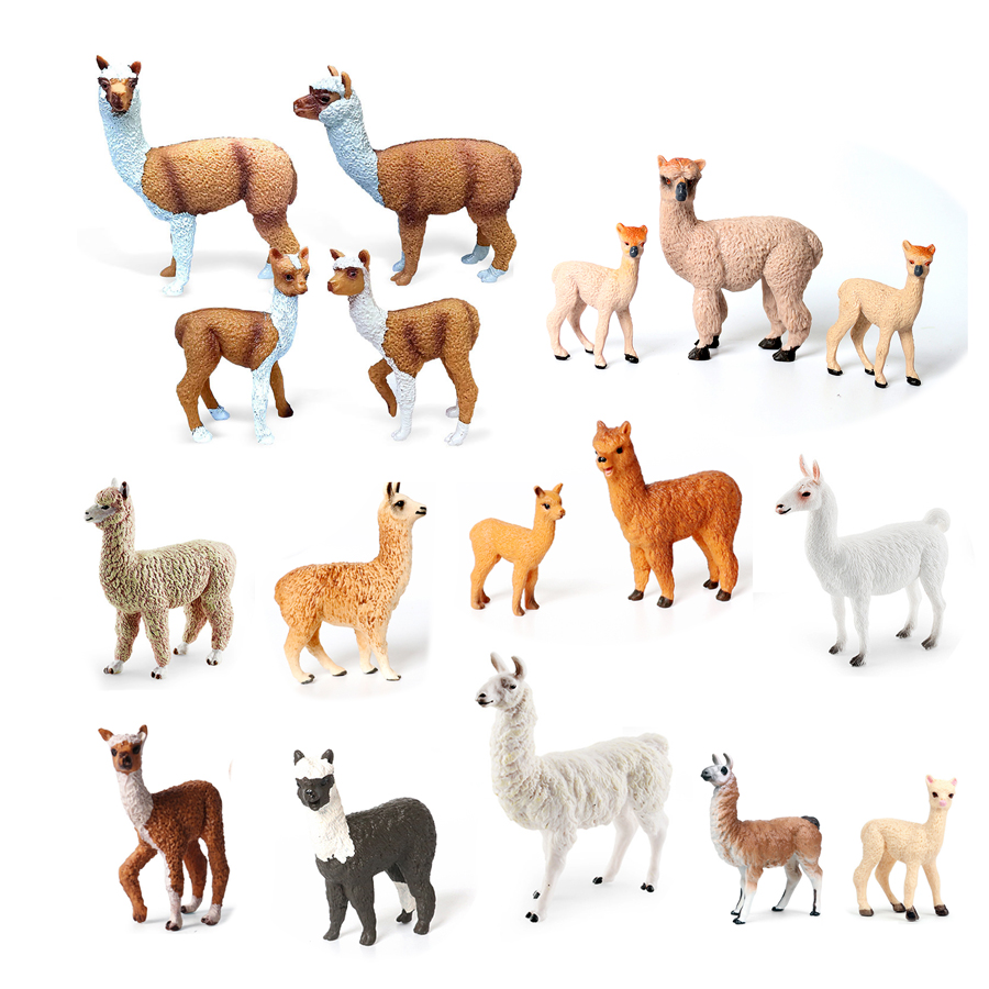 Kids Toys Under 200 - Realistische Boerderij Wereld Alpaca Diermodel Figuren