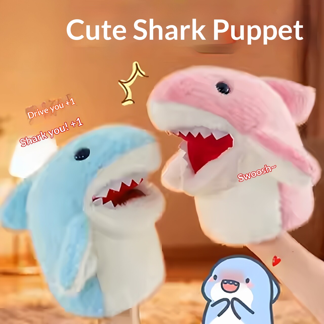 Kids Toys Idea - Haaienhandpop Pluche Haaienarm Handschoen Speelgoed Grappig