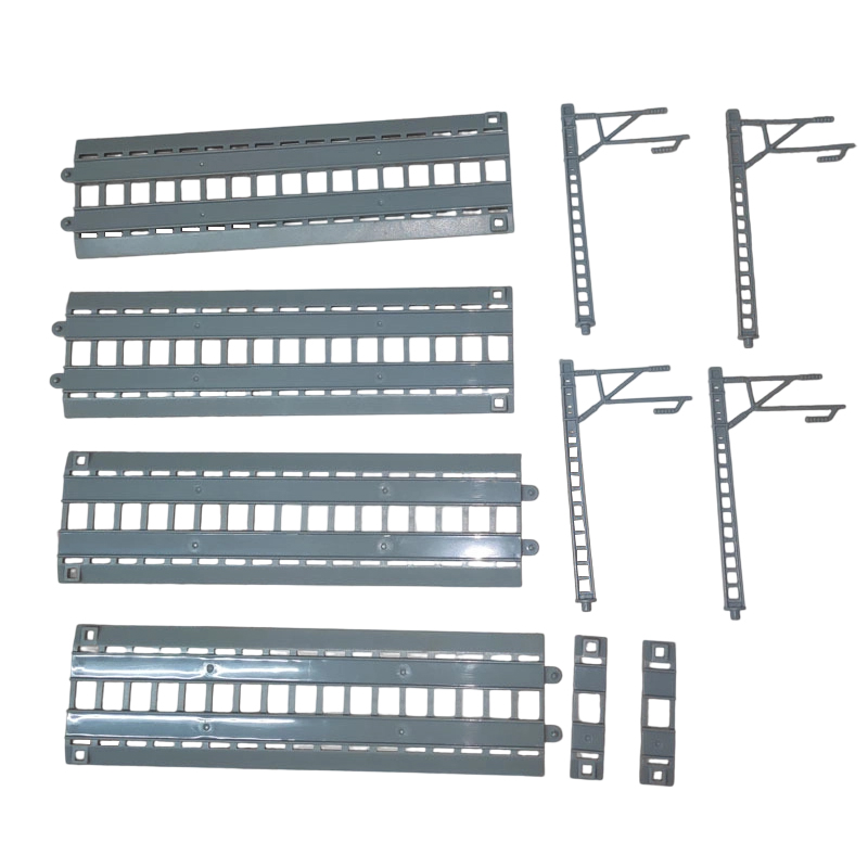 Toy Train Track Set - HO Schaal Treinspoor Modelset 80cm Lengte