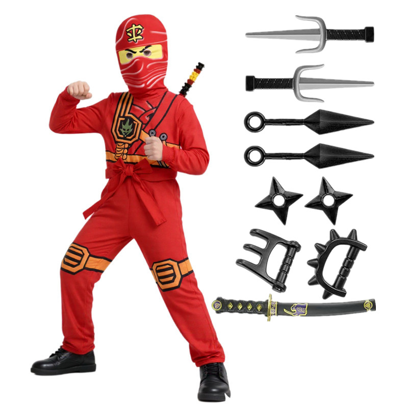 Kids Toys Set - Ninja Phantom-kostuum voor kinderen Japanse Samurai