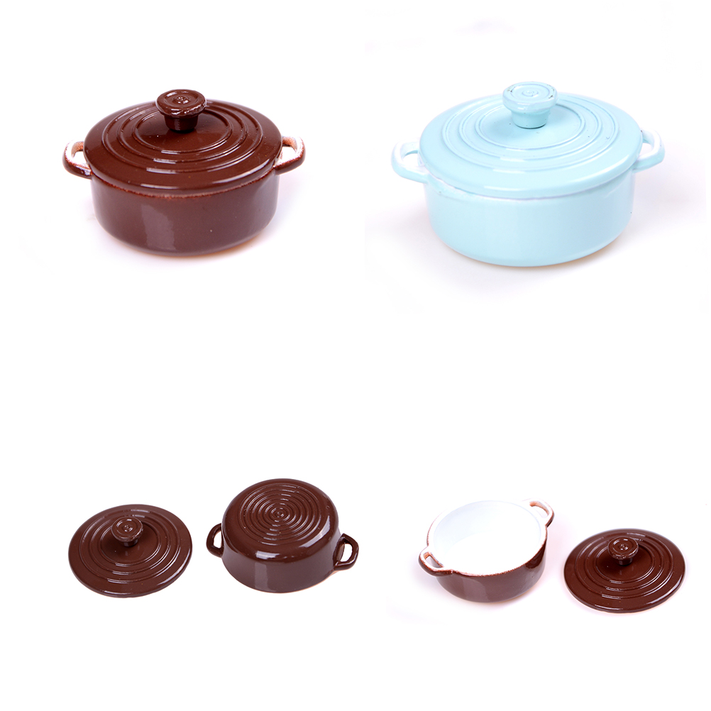 Play Kitchen Set - 1:12 Schaal Dollhouse Miniatuur Keukengerei Koken