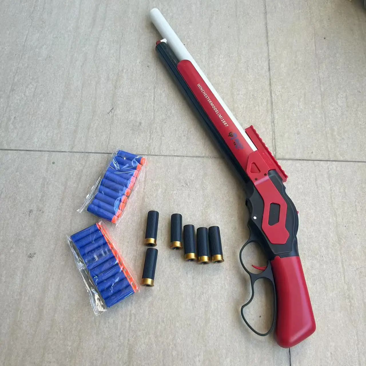 Foam Dart Gun - M1887 Winchester 1887 Shell-Gooien Zachte Kogel