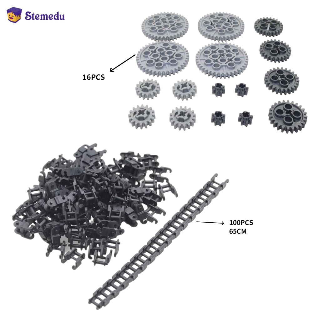 16 Stuks Moc Bouwstenen Tandwi - Toy Train Track Set recensie en prijs