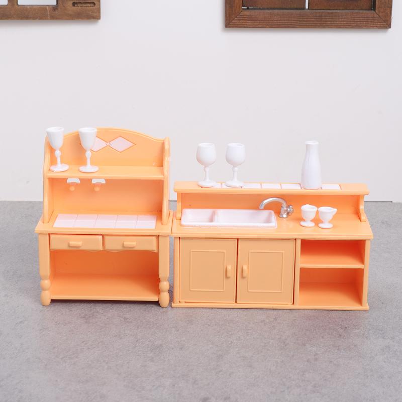 (.) 1 Set Poppenhuis Keukenmeu - Play Kitchen Set recensie en prijs