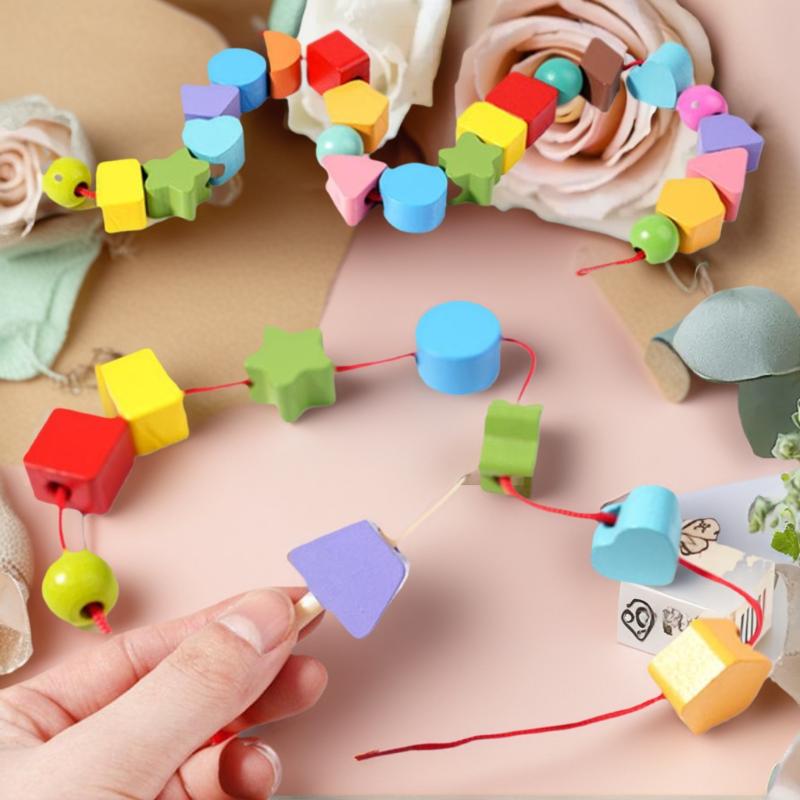 Montessori-speelgoed voor vroe - Wooden Blocks Stacking recensie en prijs