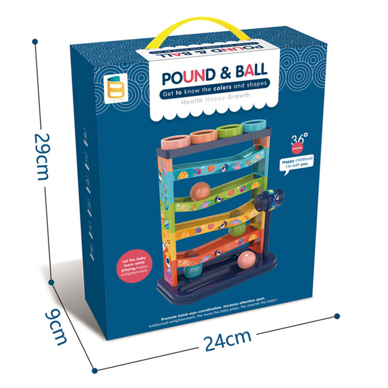 Kleurrijke 5-laags track slide - Kids Toys Learning recensie en prijs