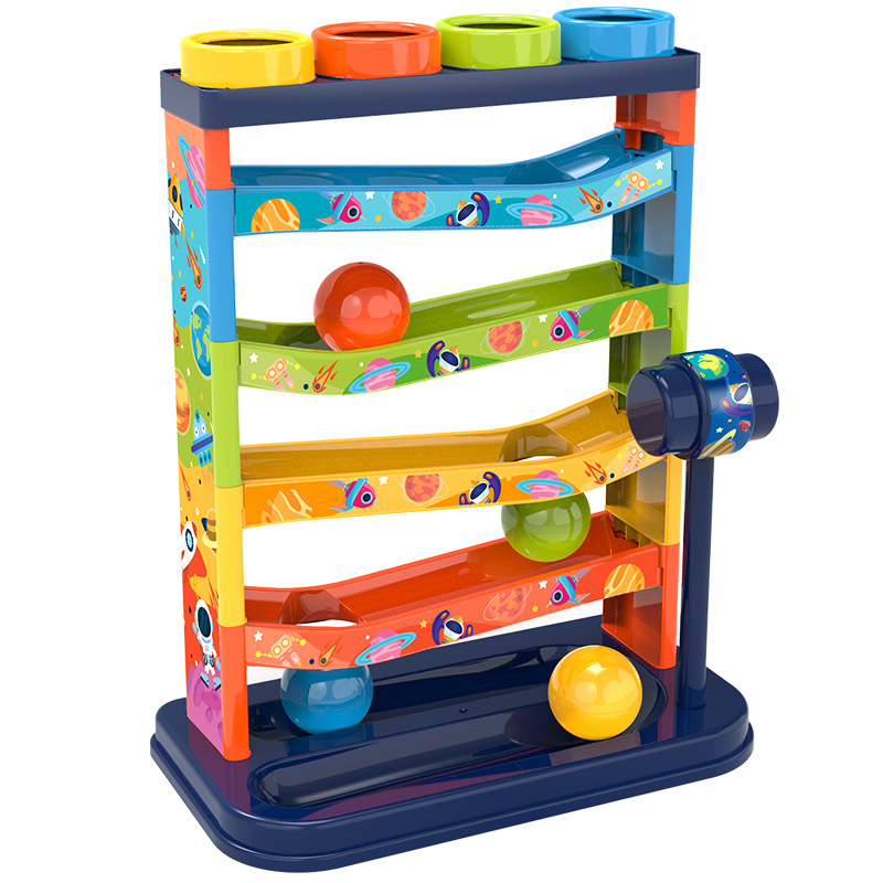 Kleurrijke 5-laags track slide - Kids Toys Learning recensie en prijs