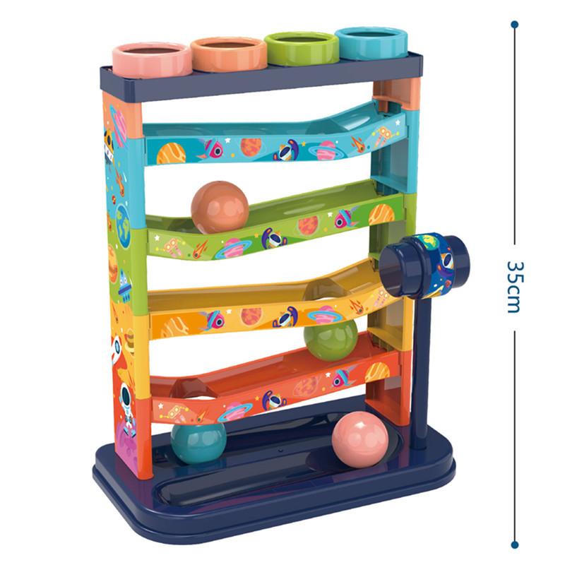 Kleurrijke 5-laags track slide - Kids Toys Learning recensie en prijs