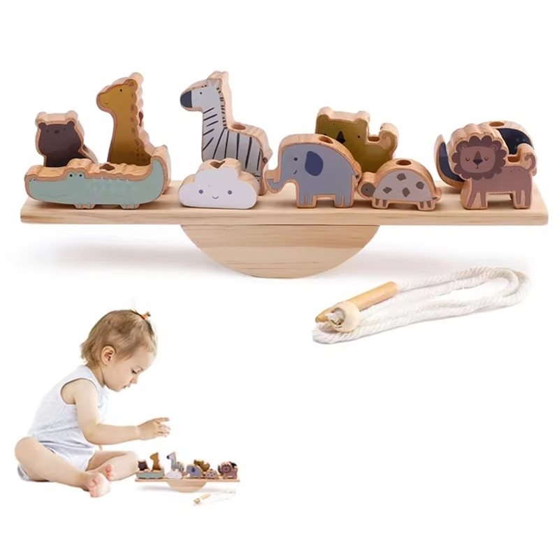 ABUM-Educatieve Balansblokken- - Wooden Blocks Stacking recensie en prijs