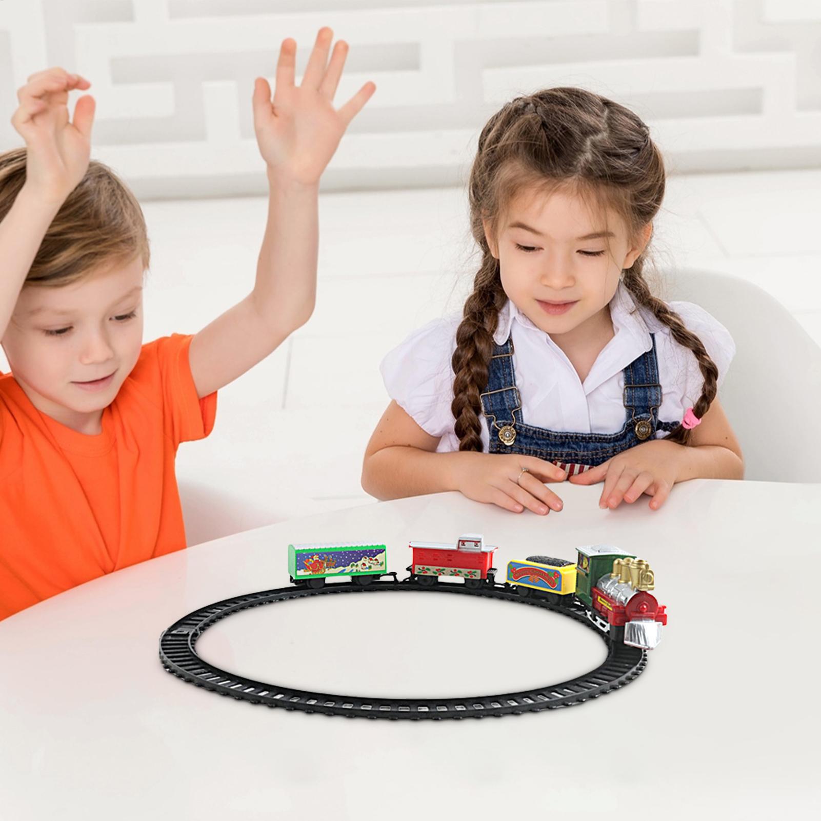 Kersttreinset met baan Kleine  - Toy Train Track Set recensie en prijs