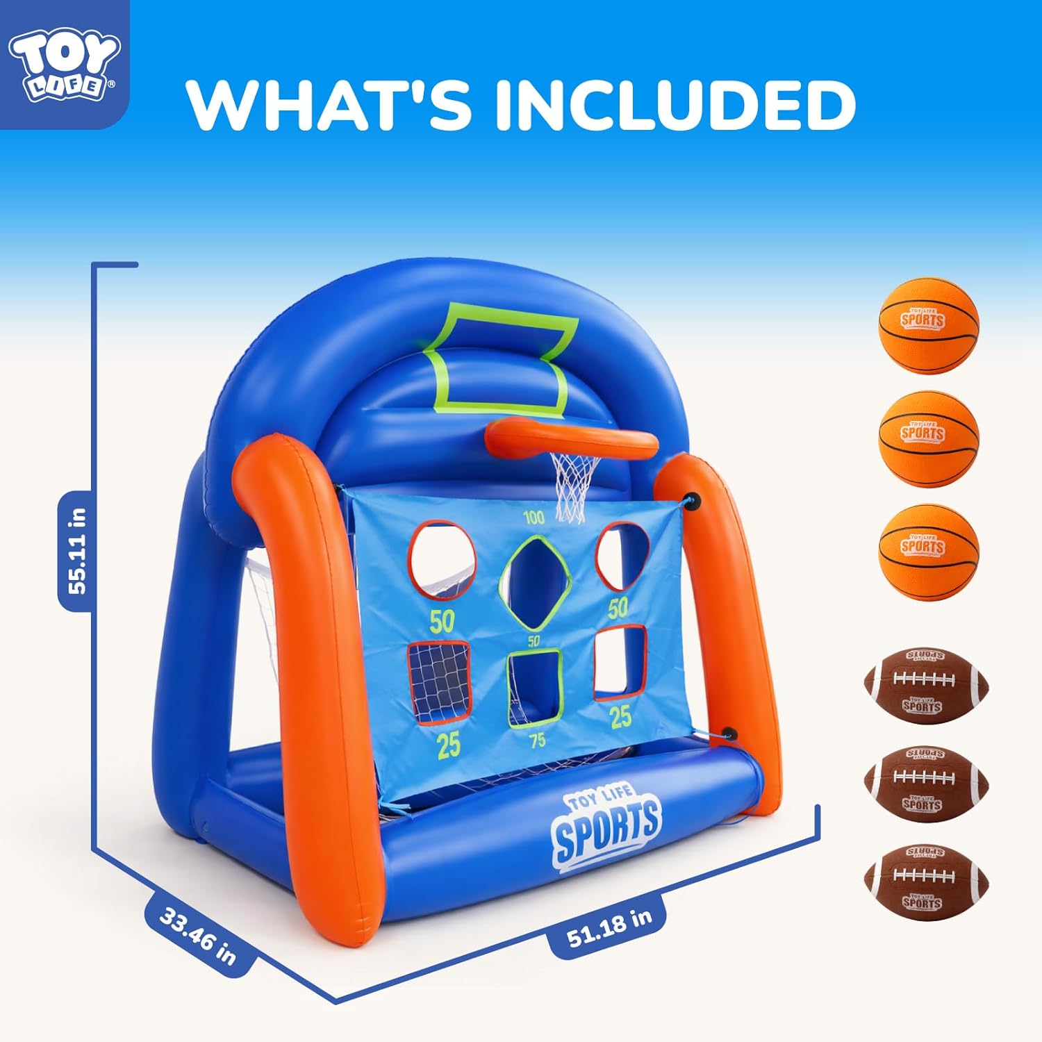 Opblaasbare multi-sport zwemba - Kids Toys Set recensie en prijs