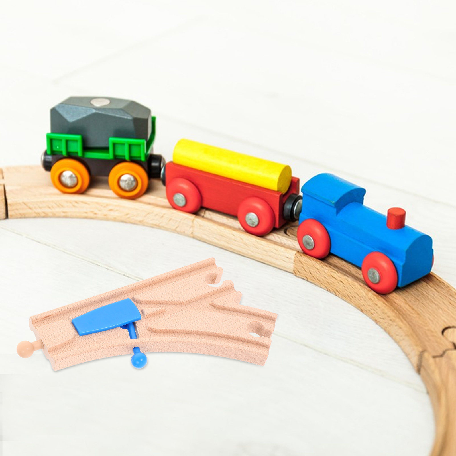 Houten Treinbaanset Creatieve  - Toy Train Track Set recensie en prijs