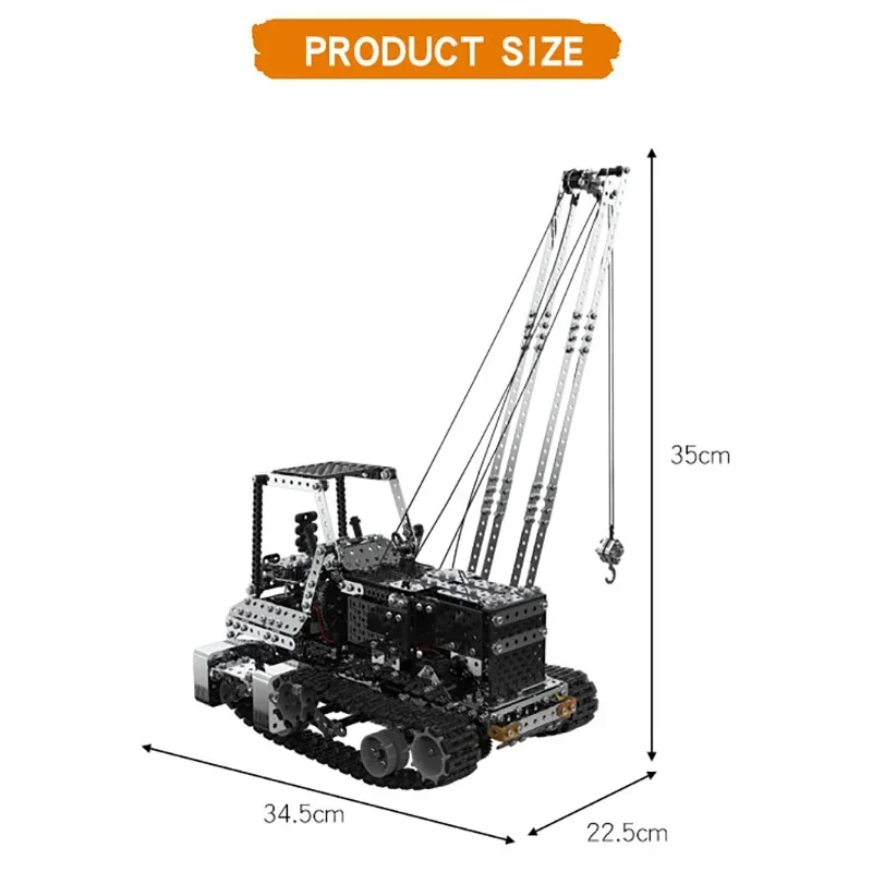 DIY Metal RC Kraan Elektrische - Kids Toys Supplier recensie en prijs