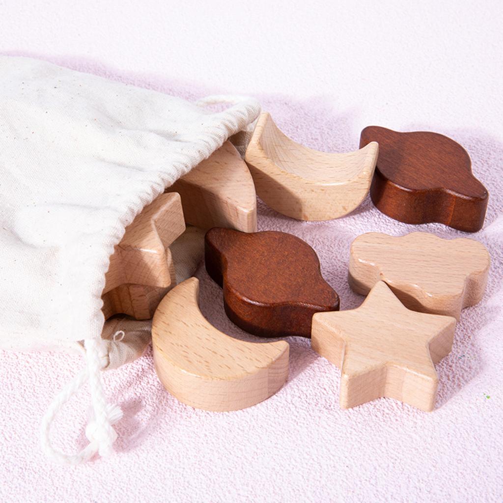 Montessori Speelgoed Maan Stap - Wooden Blocks Stacking recensie en prijs