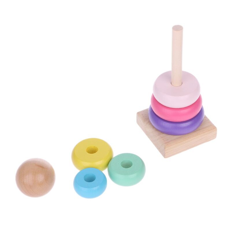 Kinderen Regenboog Toren Ferru - Wooden Blocks Stacking recensie en prijs