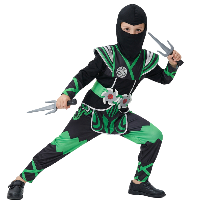 Groen Ninja-kostuum voor kinde - Kids Toys Set recensie en prijs