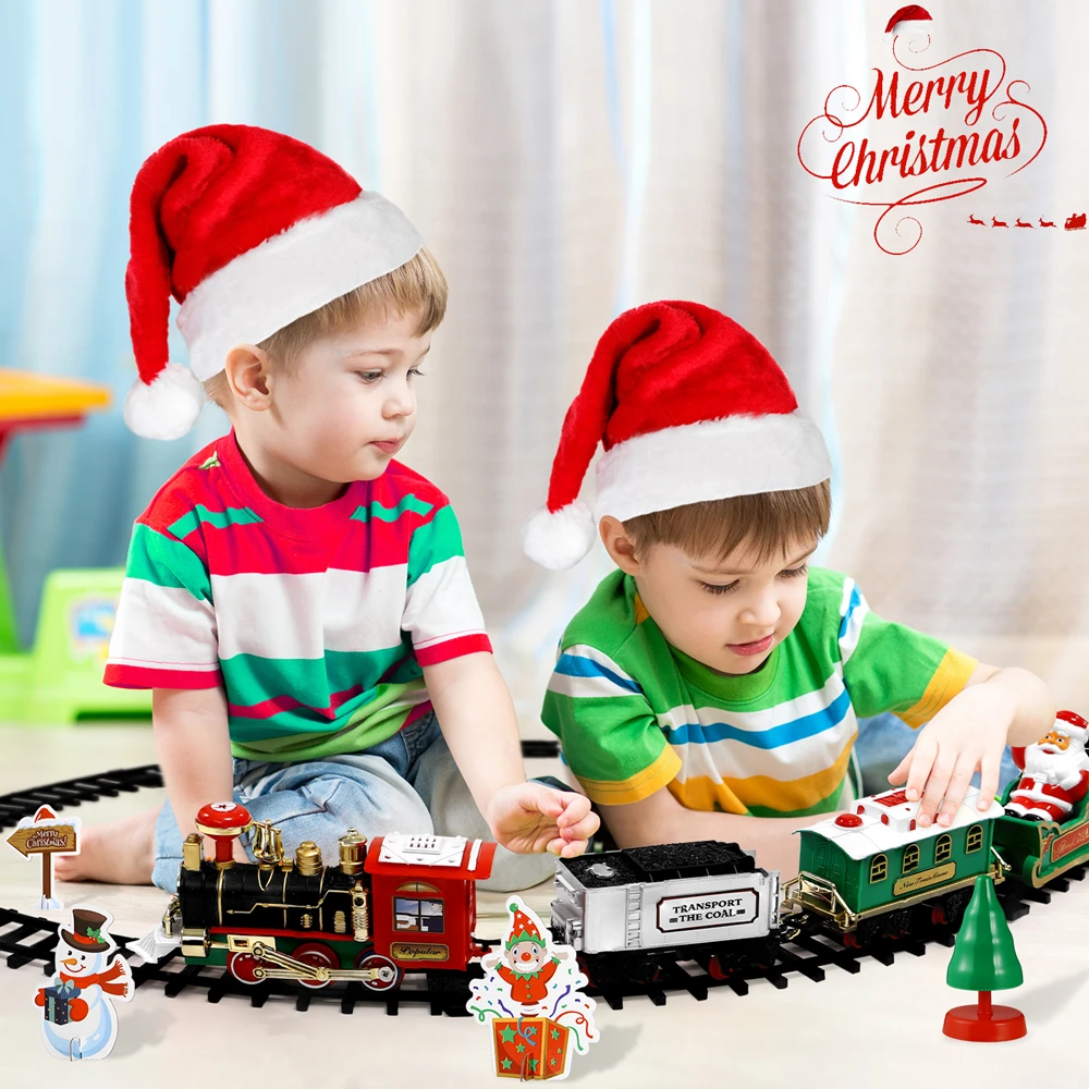 Kersttreinset Feestelijk mini- - Toy Train Track Set recensie en prijs