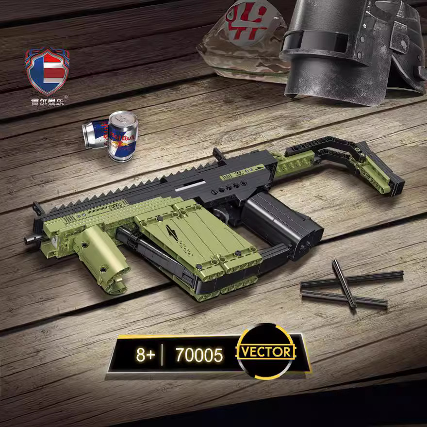 MOC Militaire VECTOR Submachin - Kids Toys Vector recensie en prijs