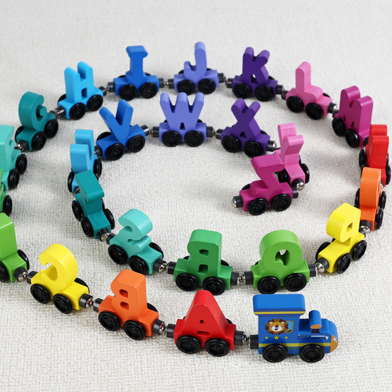 Houten magnetische kleurrijke  - Toy Train Track Set recensie en prijs