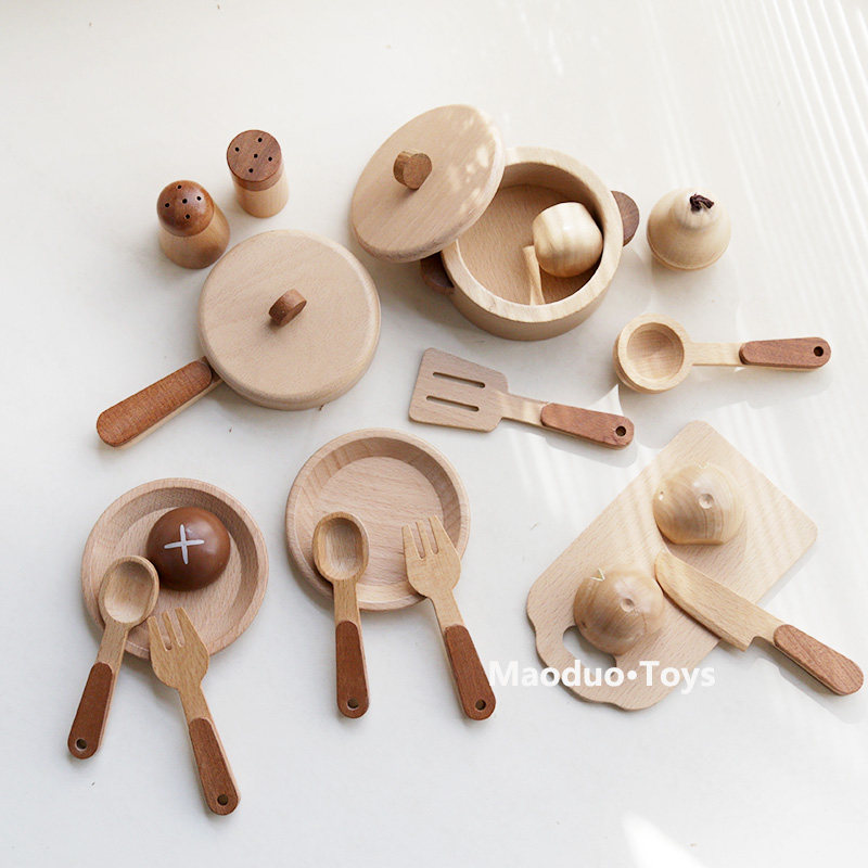 Maoduo Toys Beukenhouten Kinde - Play Kitchen Set recensie en prijs