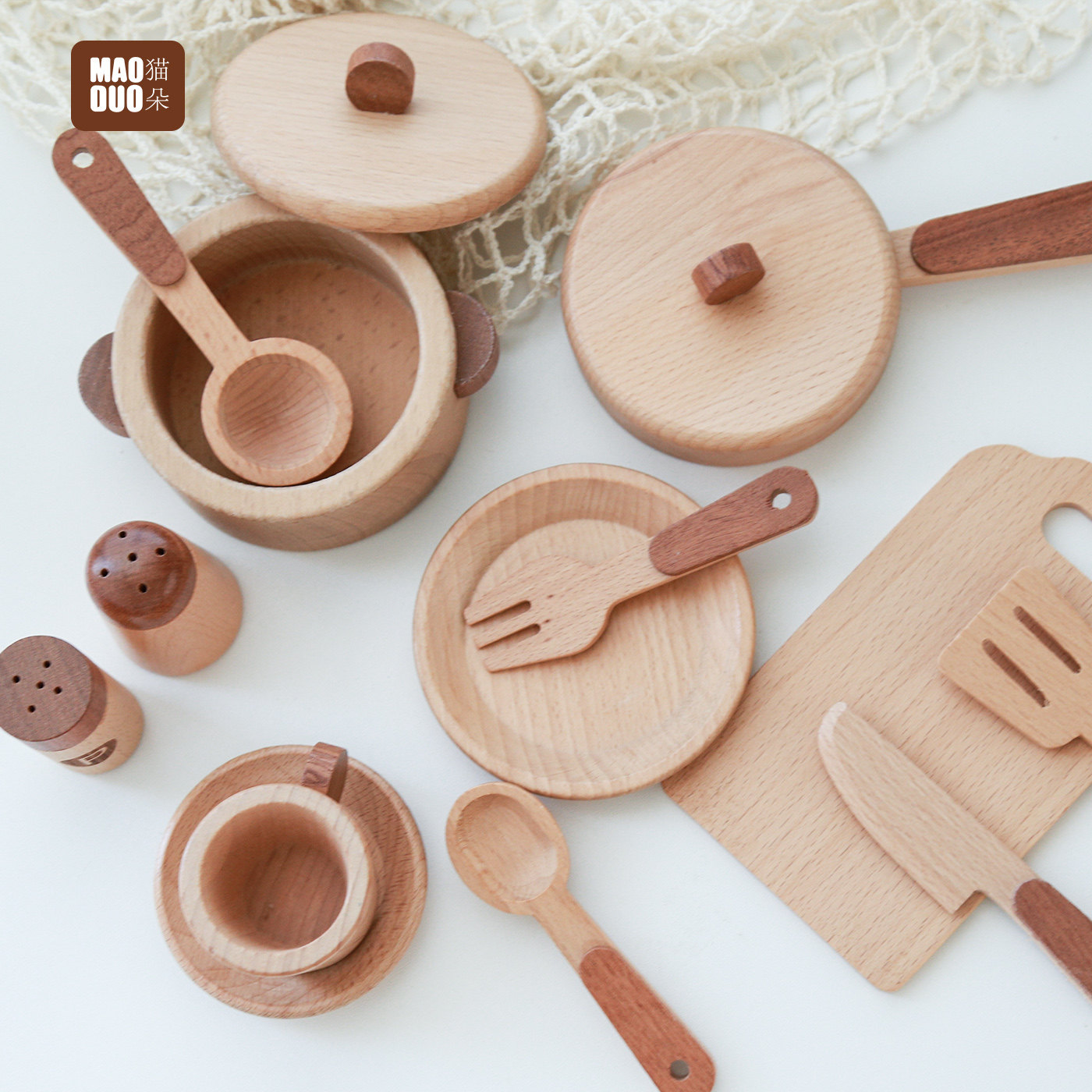 Maoduo Toys Beukenhouten Kinde - Play Kitchen Set recensie en prijs