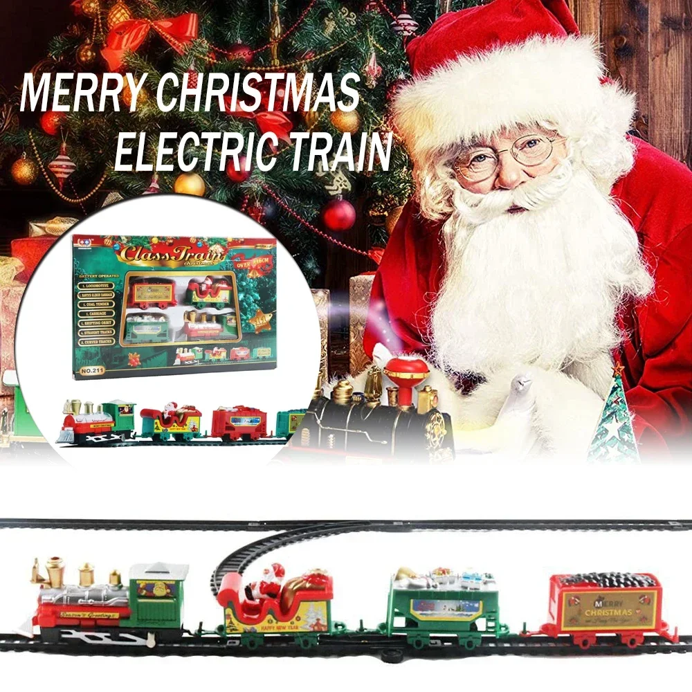 2026 HOT Kersttreinset, montee - Toy Train Track Set recensie en prijs