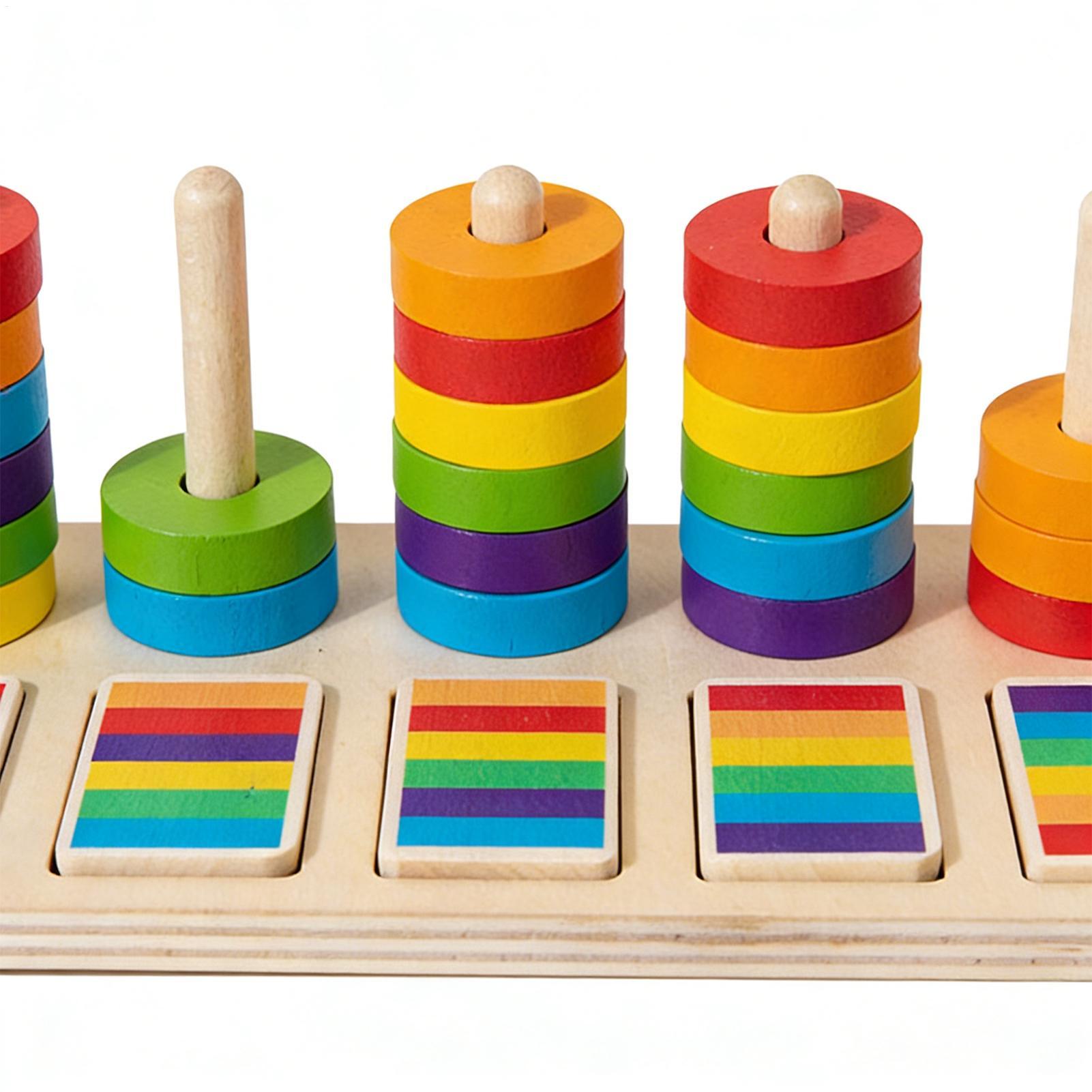 Houten stapelspeelgoed Educati - Wooden Blocks Stacking recensie en prijs