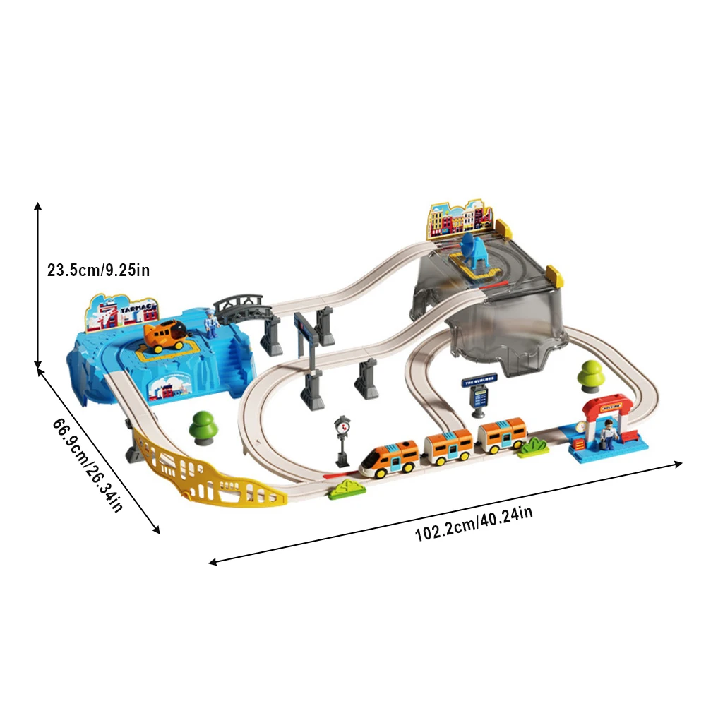 Speelgoedset met treinrails op - Toy Train Track Set recensie en prijs