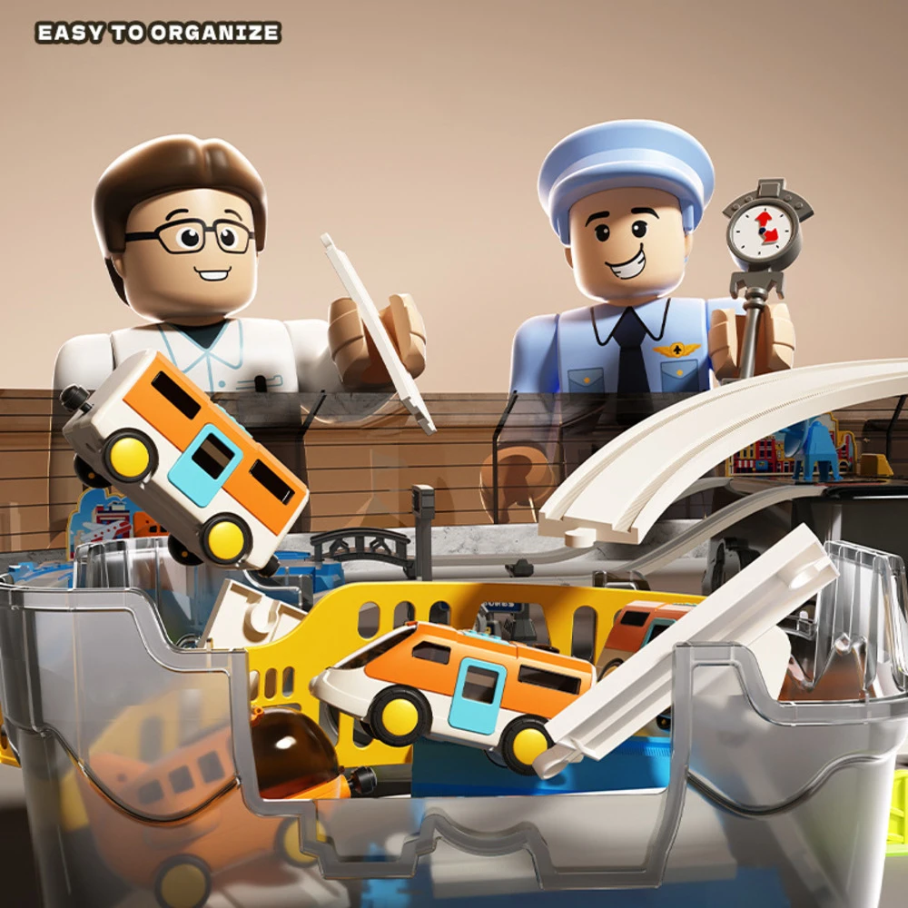 Speelgoedset met treinrails op - Toy Train Track Set recensie en prijs