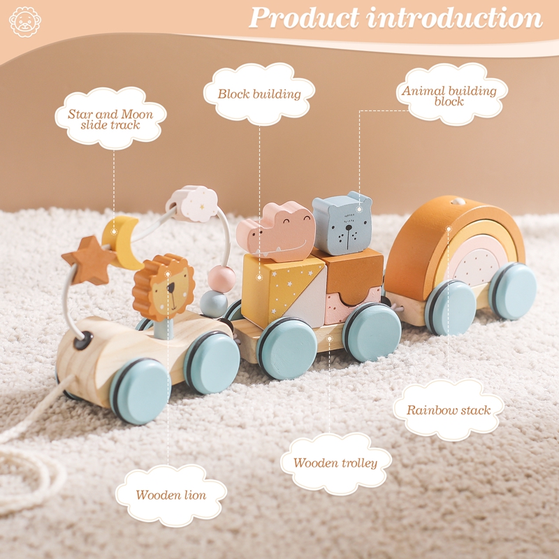 Houten Montessori-speelgoed Di - Wooden Blocks Stacking recensie en prijs