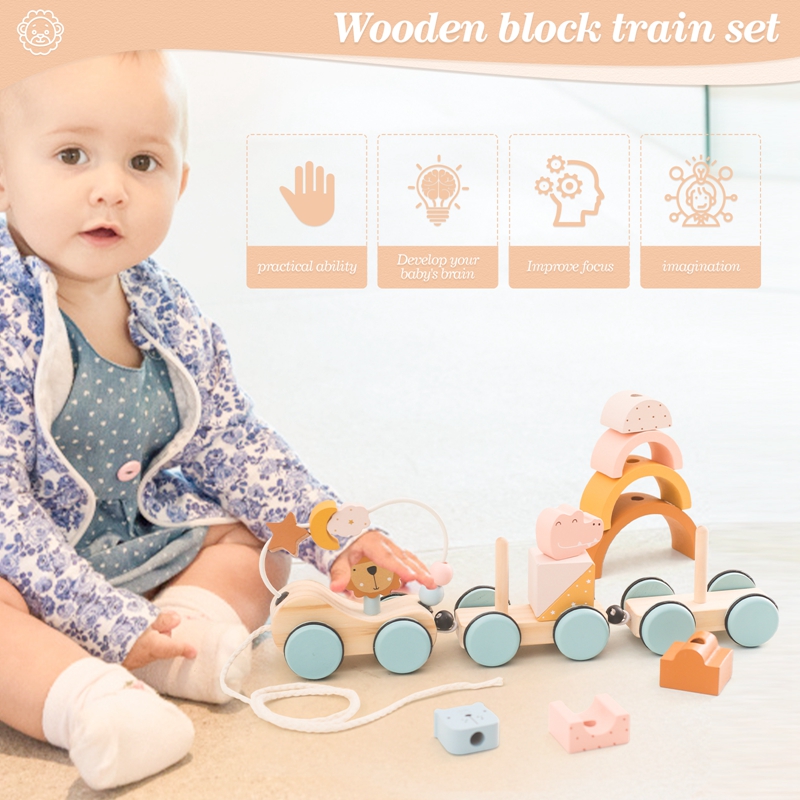 Houten Montessori-speelgoed Di - Wooden Blocks Stacking recensie en prijs