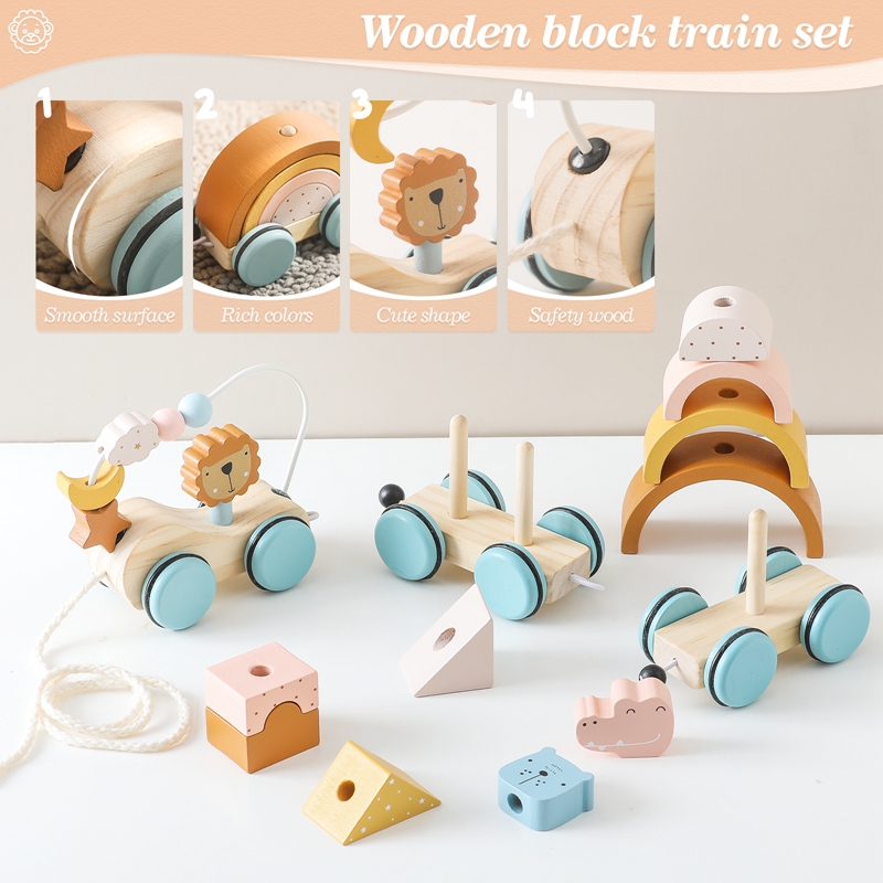 Houten Montessori-speelgoed Di - Wooden Blocks Stacking recensie en prijs