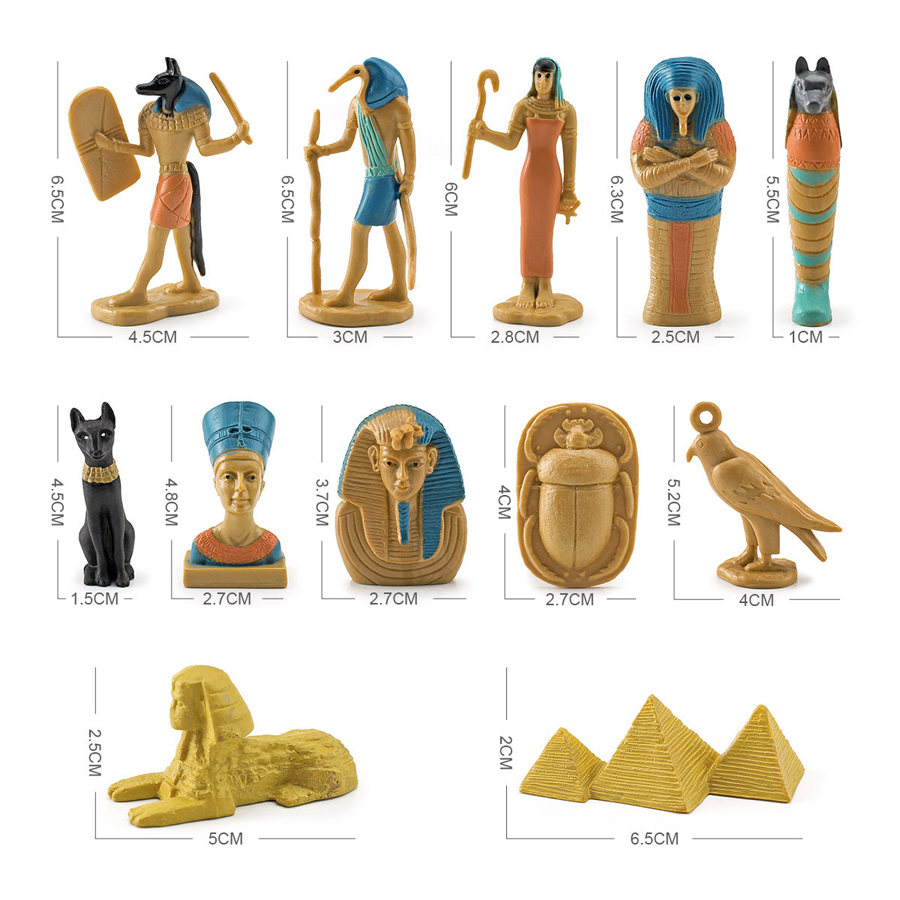 12 Stuks Oude Egypte Beeldje M - Kids Toys Under 200 recensie en prijs