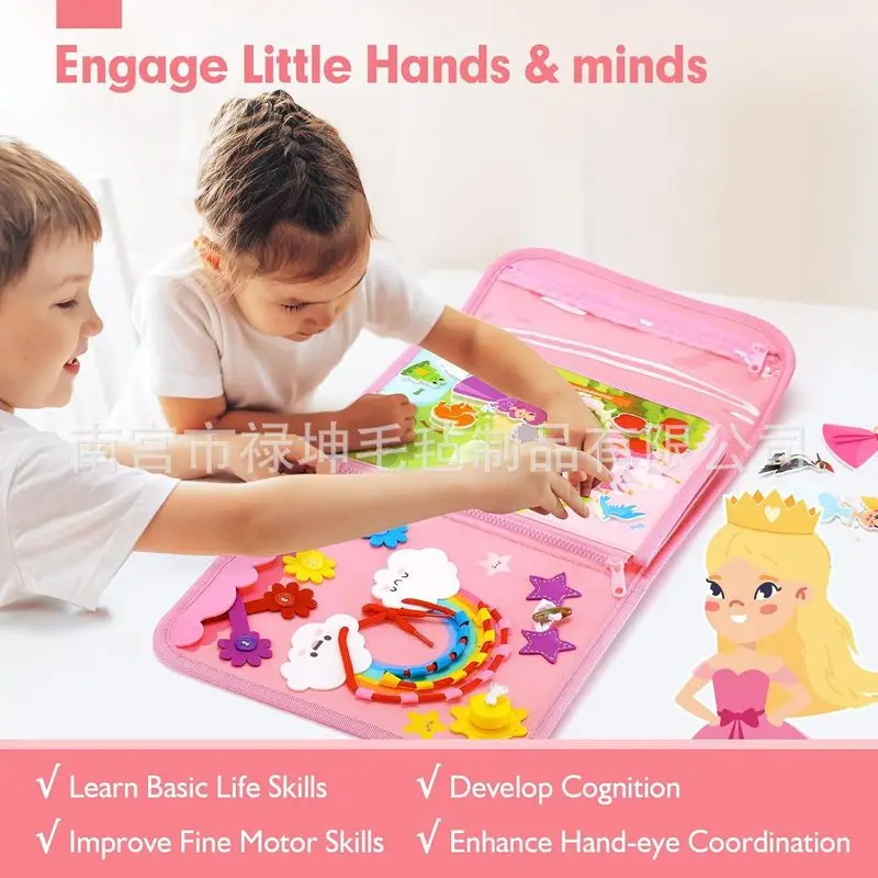 Princess Montessori Vilt Drukd - Kids Toys Learning recensie en prijs