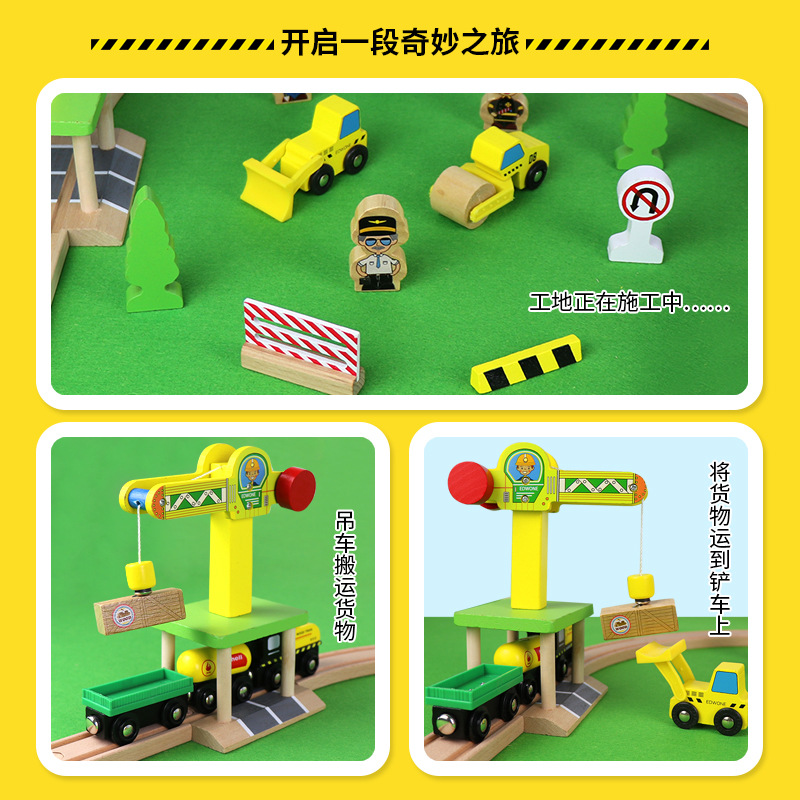 Houten Treinspoor Snelweg Ring - Toy Train Track Set recensie en prijs